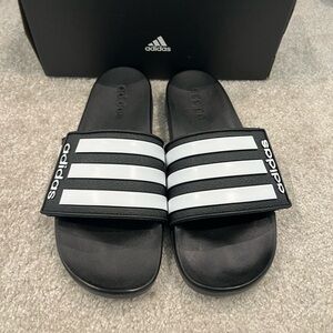 adidas Black and White Men's Sandals
